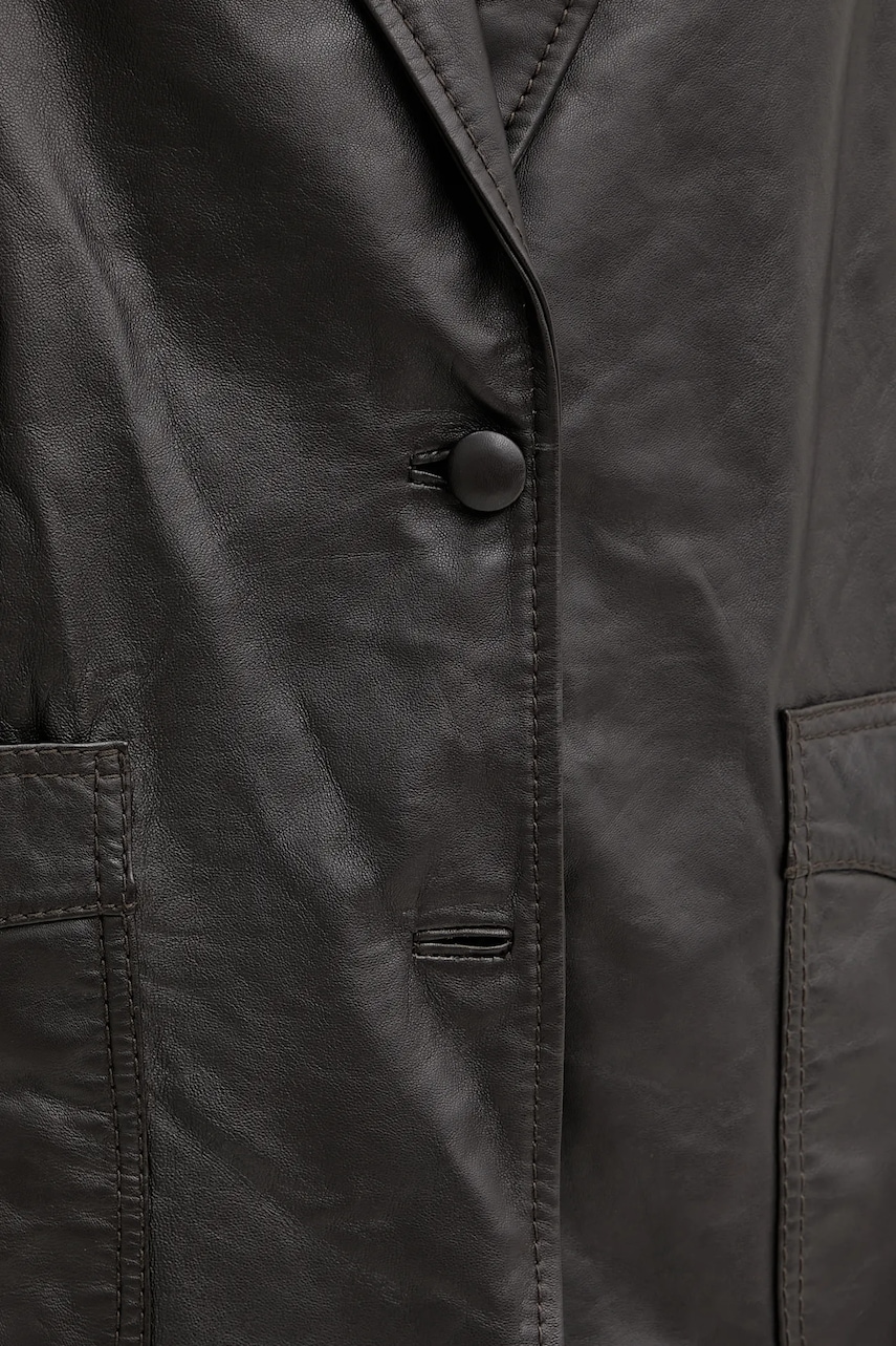 Kožené sako Pinko REIMAGINE by Patrick Mcdowell