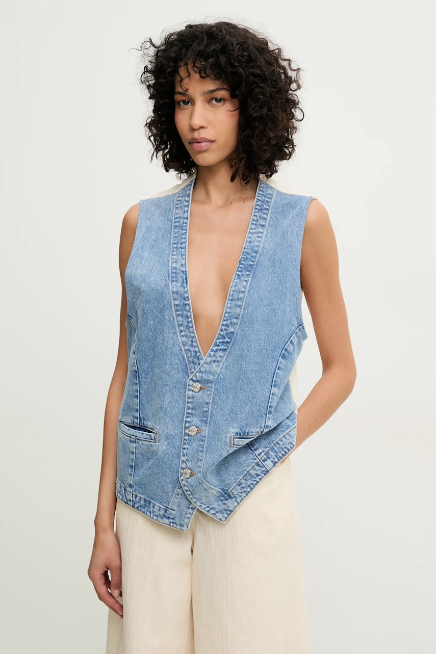 Moschino Jeans vestă un singur rand de nasturi, 1001 3717
