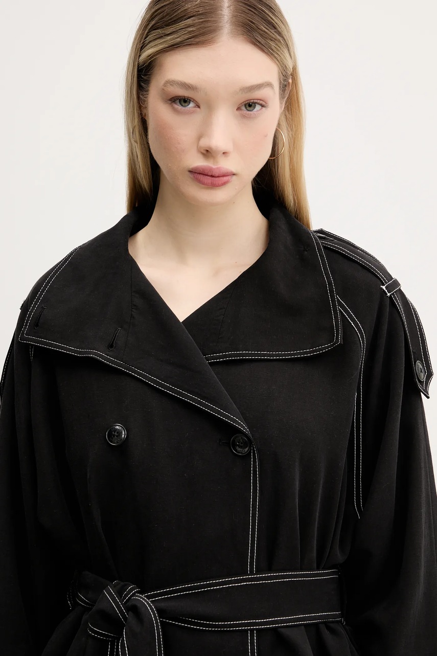 Kabát s lněnou směsí HUGO (obrázek 4)