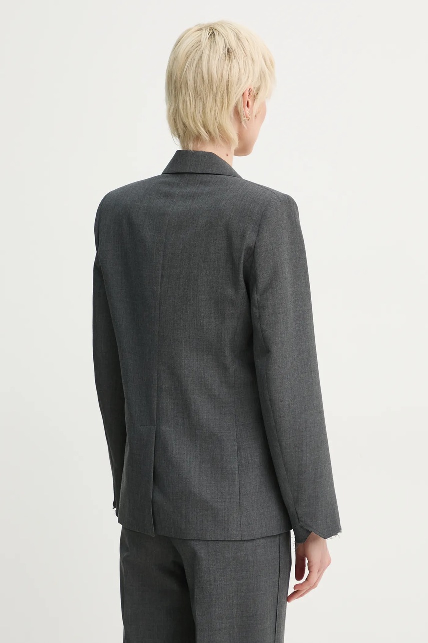 ZADIG&VOLTAIRE zakó szürke, sima, egysoros gombolású, WWBL01923 termék 2. képe