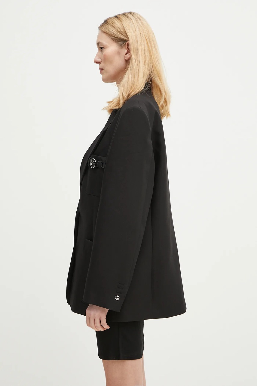 Σακάκι Coperni Belted Pocket Tailored χρώμα: μαύρο, COPV69F3004 φωτογραφία