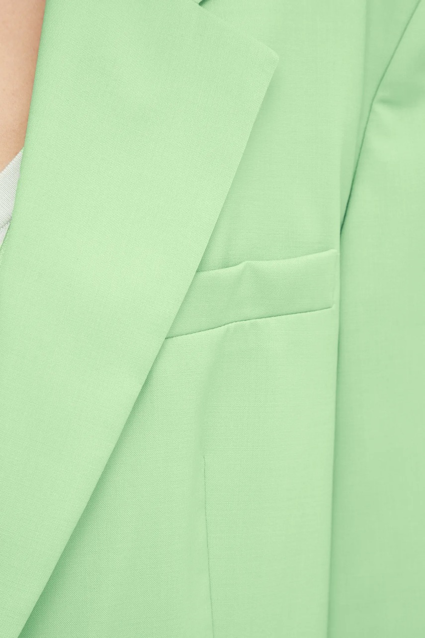 Μάλλινο σακάκι BOSS χρώμα: πράσινο, 50537387 φωτογραφία