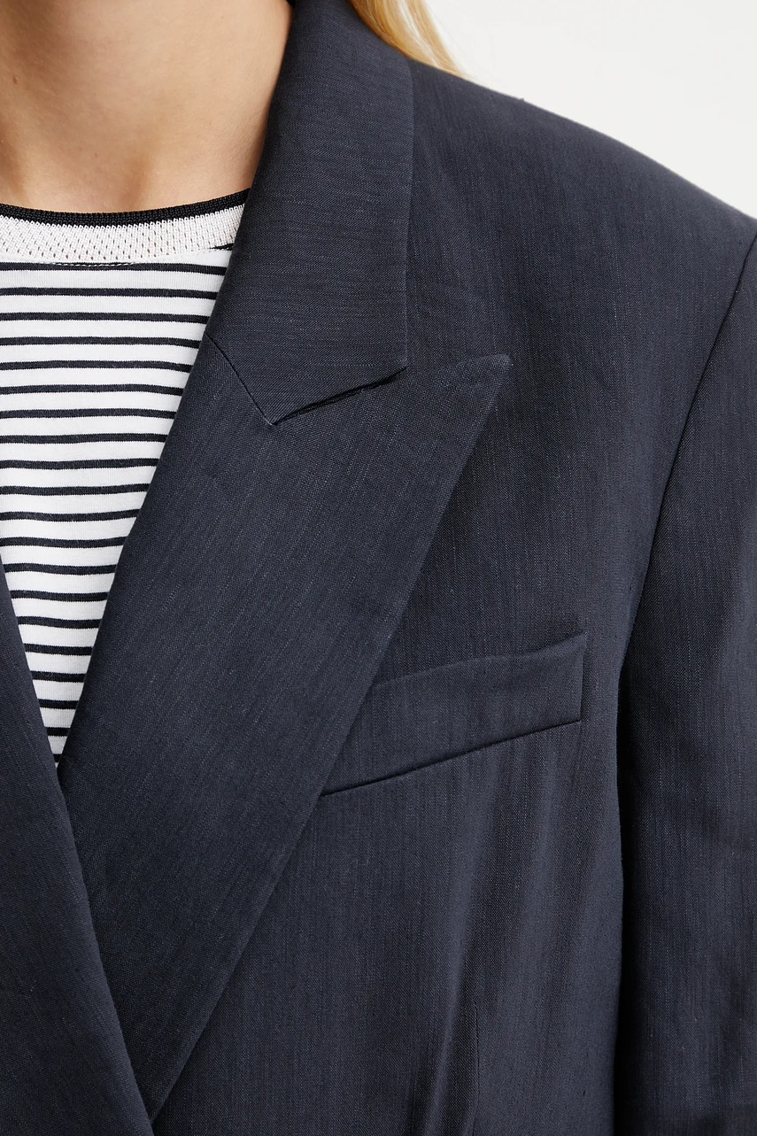 Plátěné sako BOSS (obrázek 5)