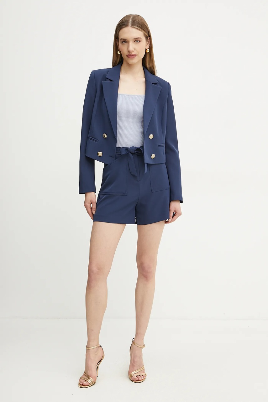 Пиджак Guess ANDREE цвет синий двубортный однотонный W5GN67 WH9Y2 Пиджак Guess ANDREE цвет синий двубортный однотонный W5GN67 WH9Y2