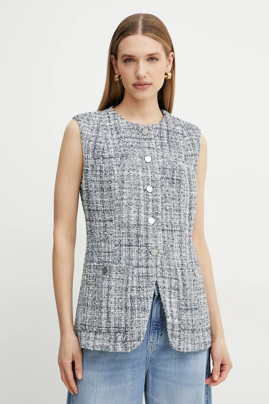 Levně Vesta Guess SADIE šedá barva, jednořadá, W5GN85 WH7I0