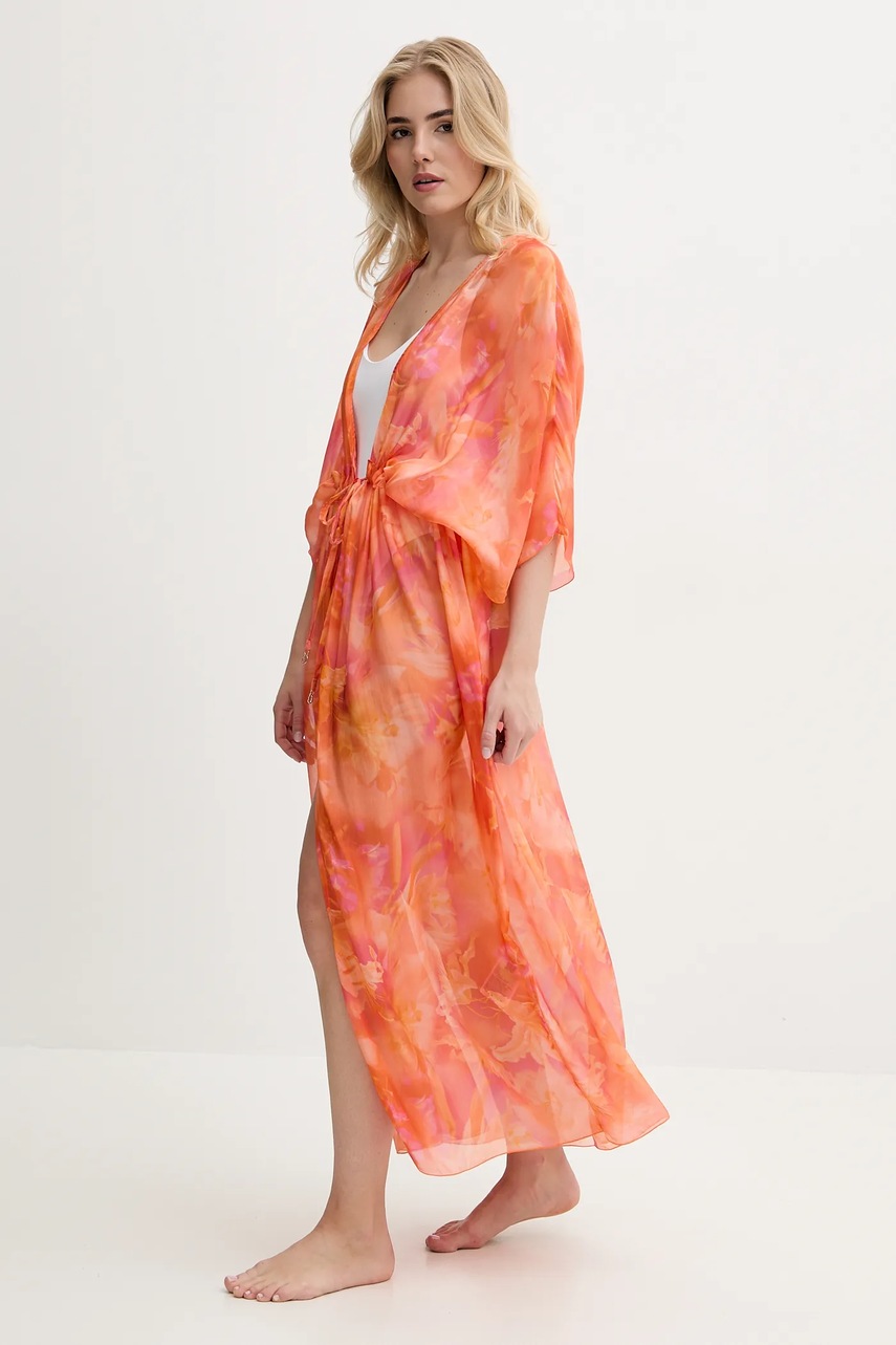 Plážový přehoz s příměsí hedvábí Guess (obrázek 3)