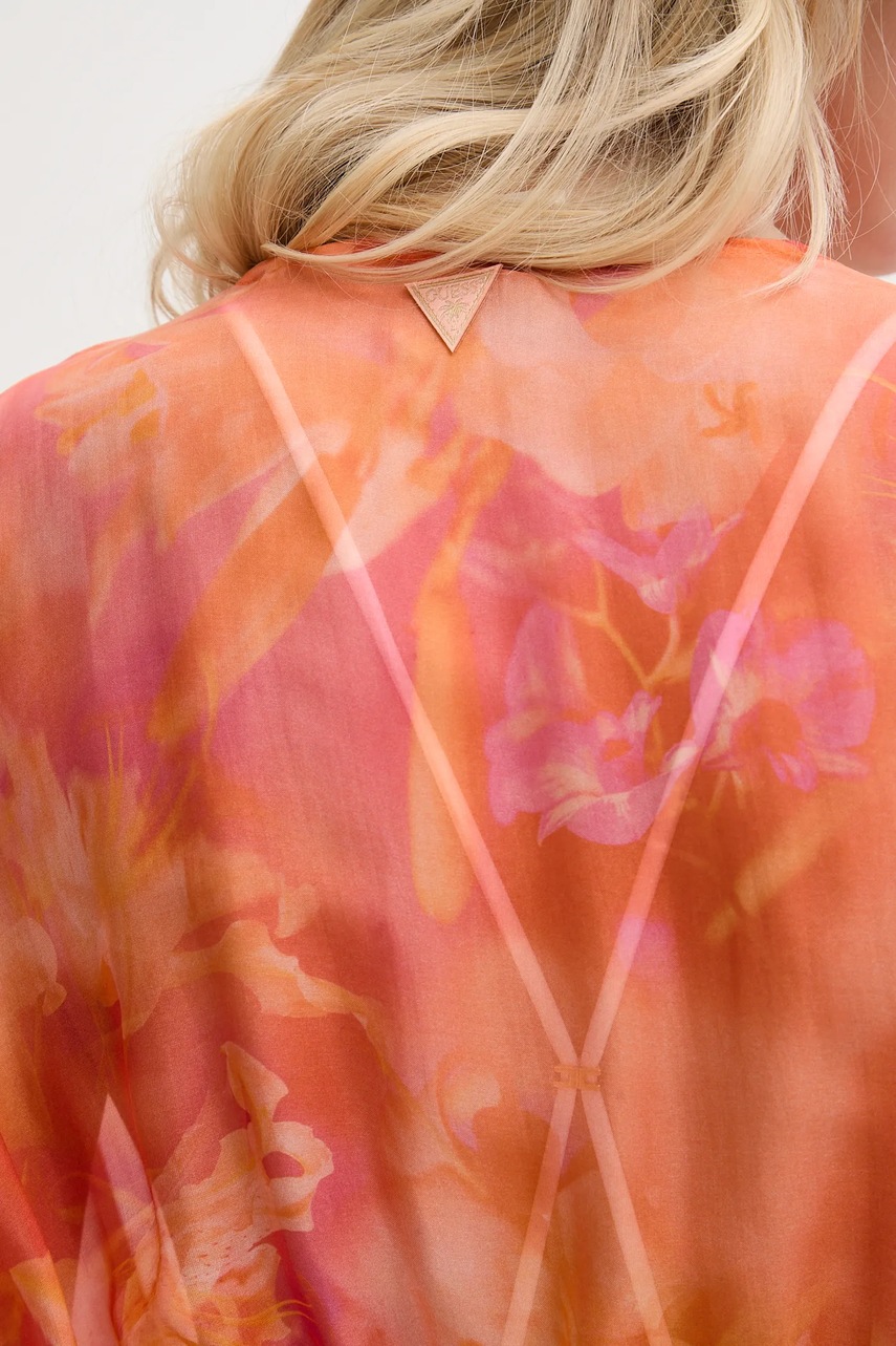 Plážový přehoz s příměsí hedvábí Guess (obrázek 5)