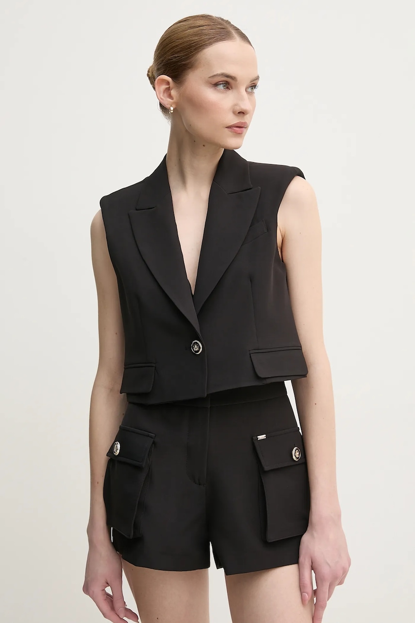 Gaudi vesta culoarea negru, un singur rand de nasturi, 511FD35015