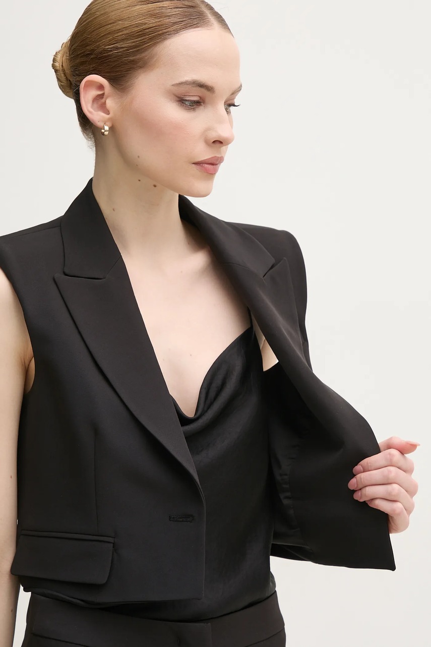 Γιλέκο Gaudi χρώμα: μαύρο, 511FD35015 φωτογραφία