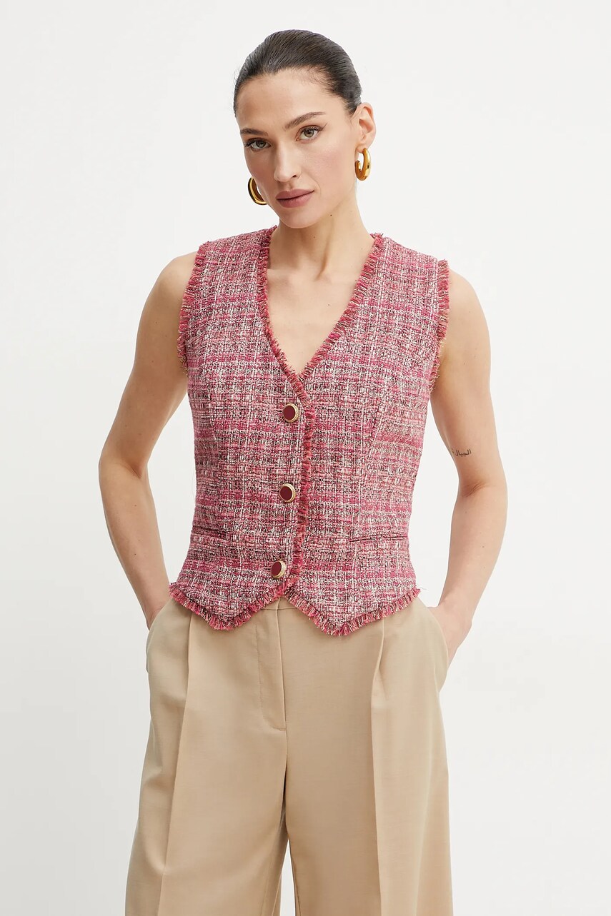 Levně Vesta Marciano Guess CLAUDIA růžová barva, jednořadá, 5GGN17 7302A