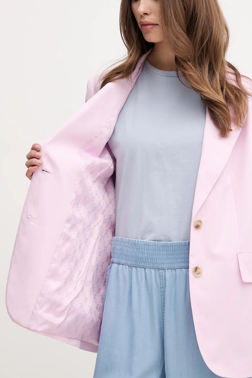 Blazer με μείγμα λινών Joop! χρώμα: μοβ, 30046414 φωτογραφία