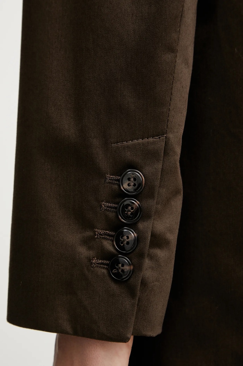 Σακάκι MAX&Co. χρώμα: καφέ, 2516041084200 φωτογραφία