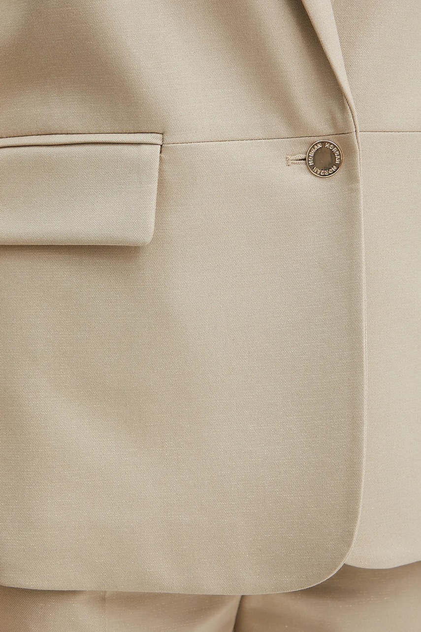 Σακάκι Morgan VLUX.F χρώμα: μπεζ, VLUX.F φωτογραφία