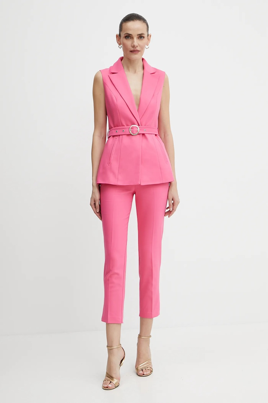 Безрукавка Morgan VROSS.F цвет розовый однобортная VROSS.F