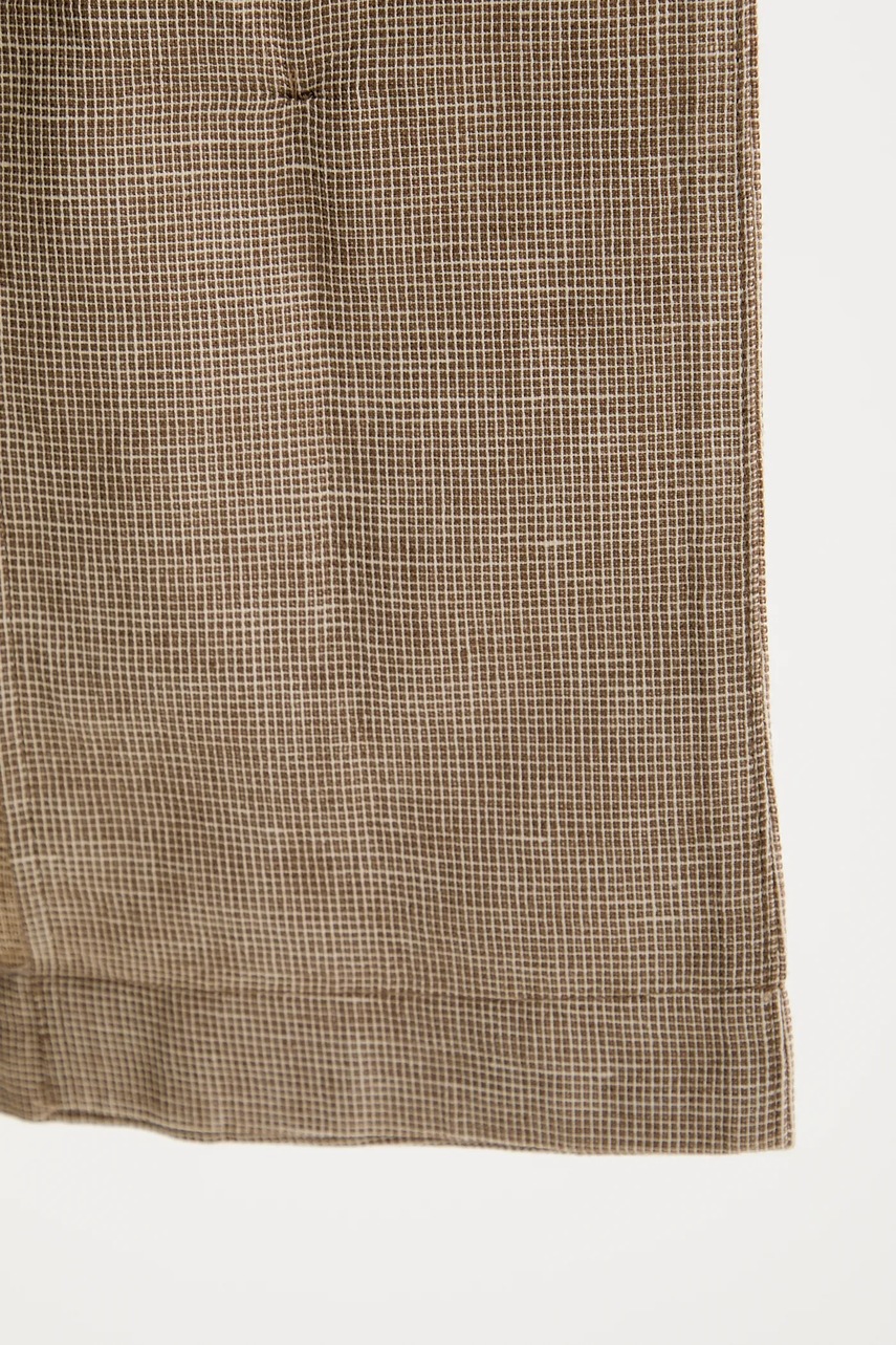 Λινό πανωφόρι United Colors of Benetton χρώμα: μπεζ, 265XDW035 φωτογραφία