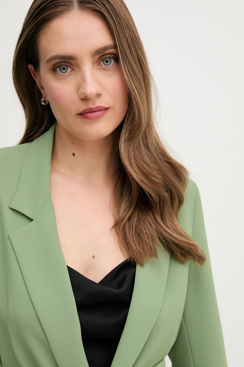 Σακάκι Sandro Ferrone χρώμα: πράσινο, S25XBEFASTY φωτογραφία