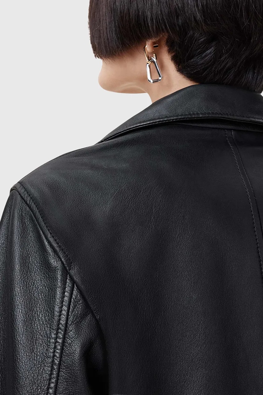 Δερμάτινο σακάκι AllSaints CORINNA φωτογραφία