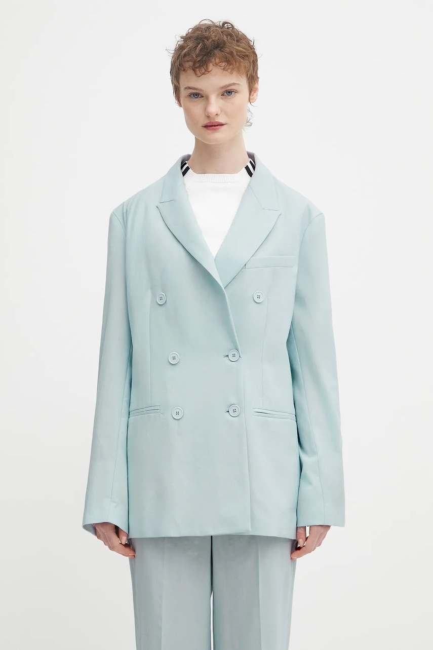 Fiorucci sacou de lână Double Breasted