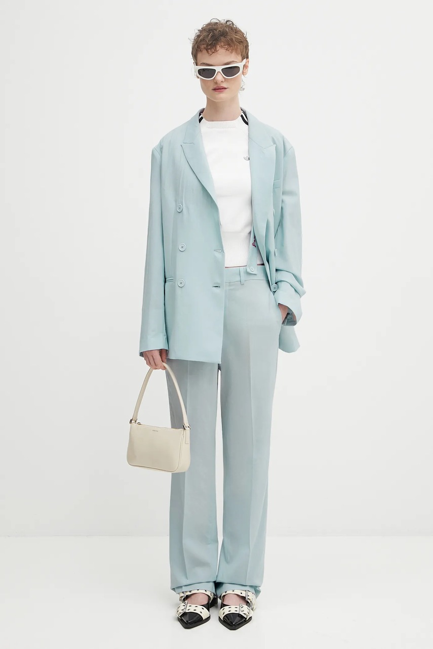 Μάλλινο σακάκι Fiorucci Double Breasted φωτογραφία