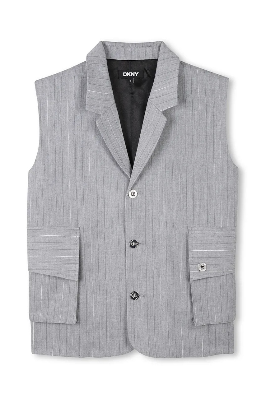 Детский жилет Dkny цвет серый D62278