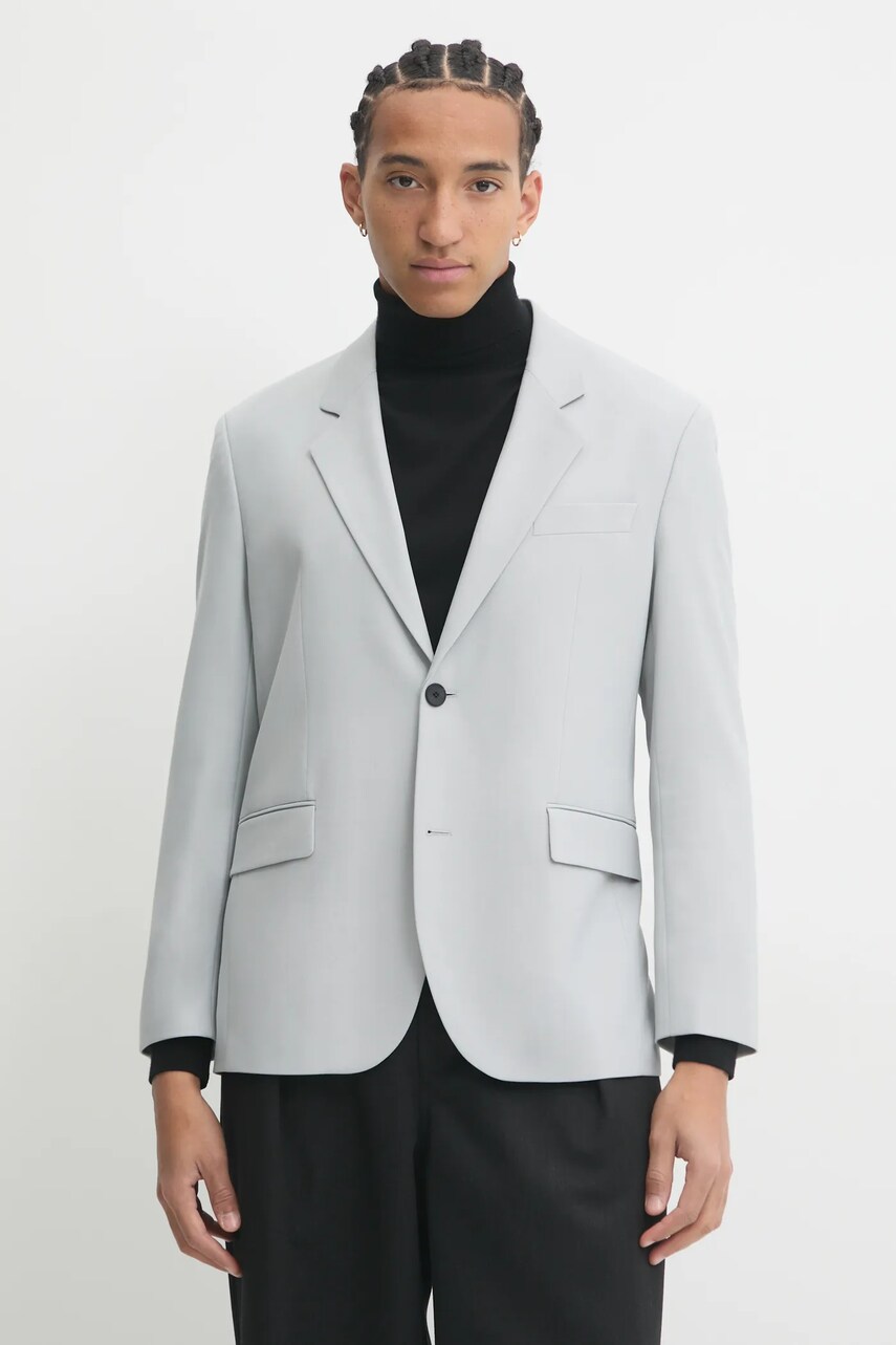 HUGO sacou barbati, culoarea gri, 50538431