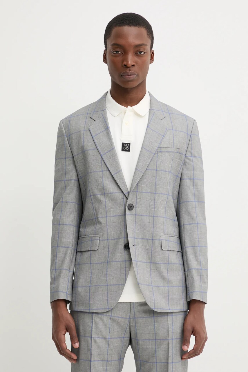 HUGO sacou barbati, culoarea gri, 50531944