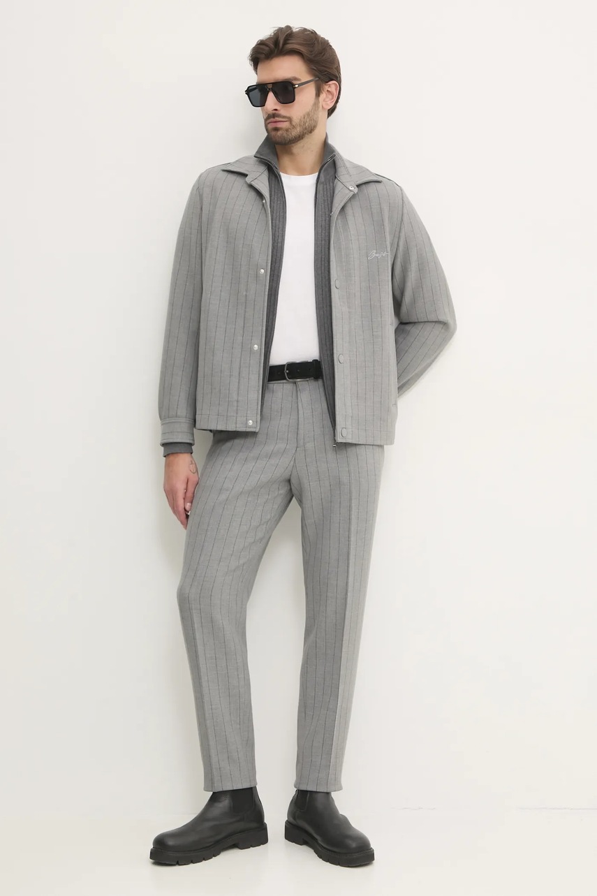 Куртка BOSS мужская цвет серый переходная 50534987