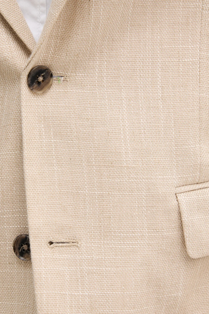 Λινό κοστούμι Lindbergh χρώμα: μπεζ, 30-606060 φωτογραφία