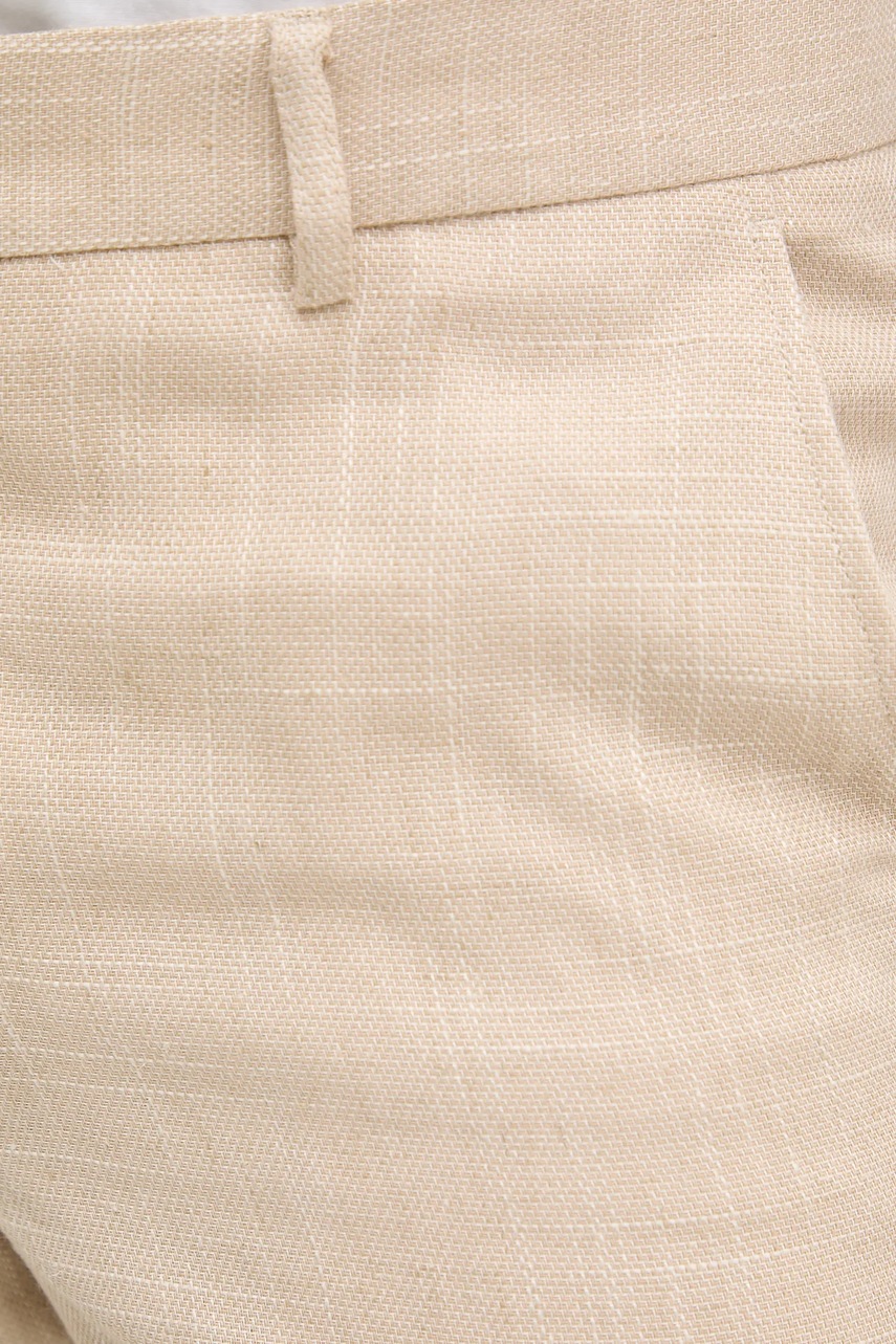 Λινό κοστούμι Lindbergh χρώμα: μπεζ, 30-606060 φωτογραφία