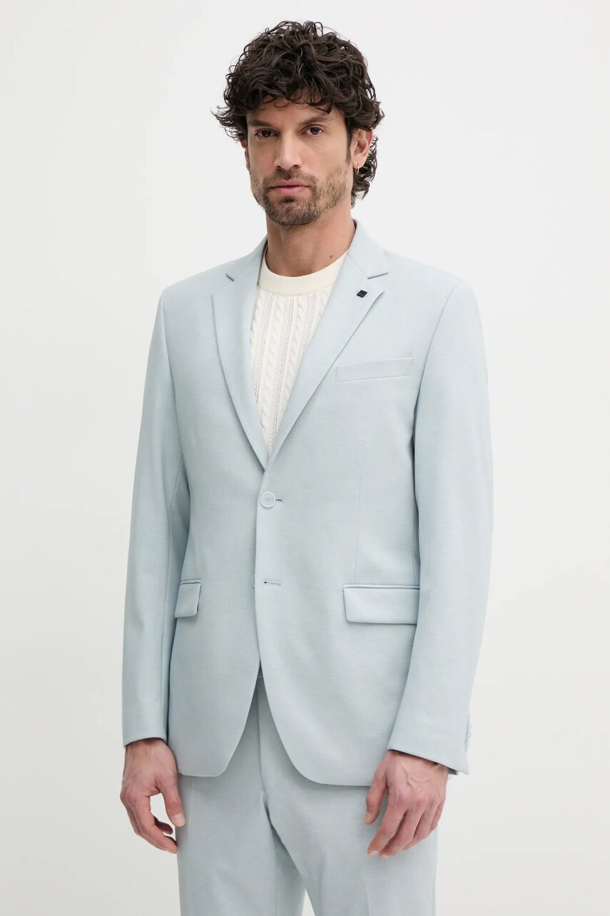 Karl Lagerfeld sacou barbati, culoarea gri, 552018.155200 Karl Lagerfeld sacou barbati, culoarea gri, 552018.155200