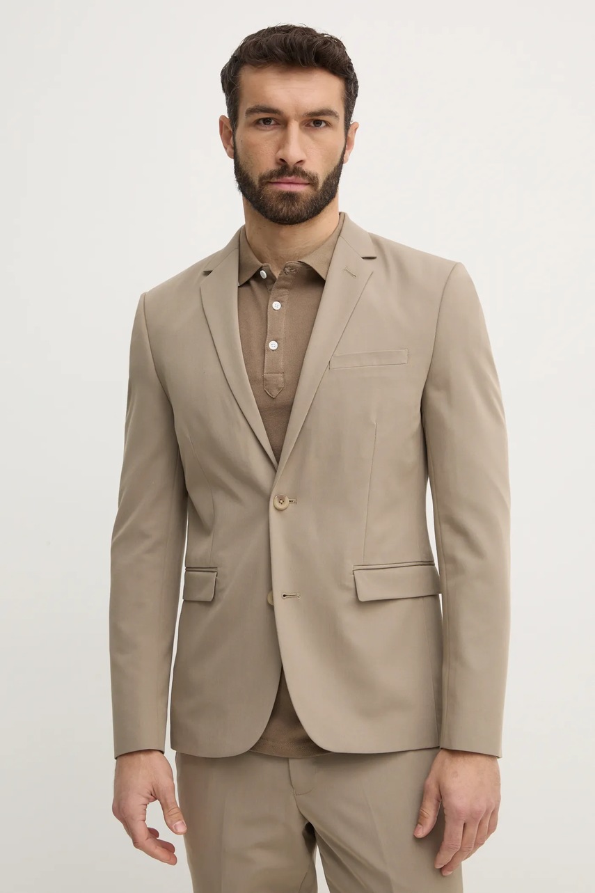 Κοστούμι Lindbergh χρώμα: μπεζ, 30-606900 φωτογραφία