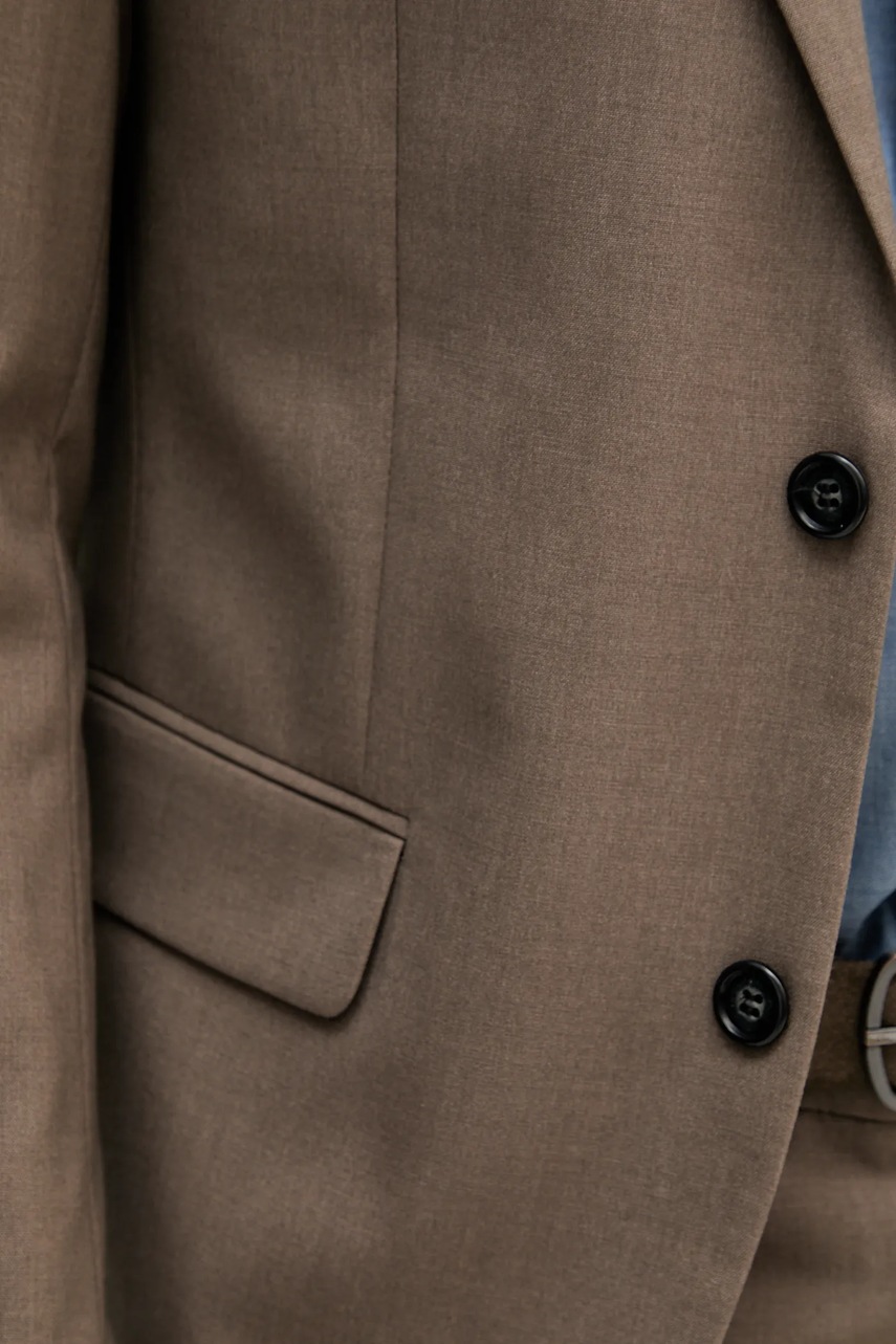 Κοστούμι Lindbergh χρώμα: μπεζ, 30-61040 φωτογραφία