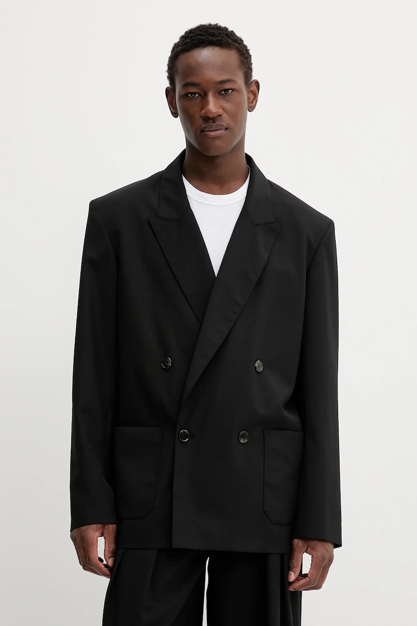 Nanushka sacou DERIK culoarea negru, NM25SSOW12599