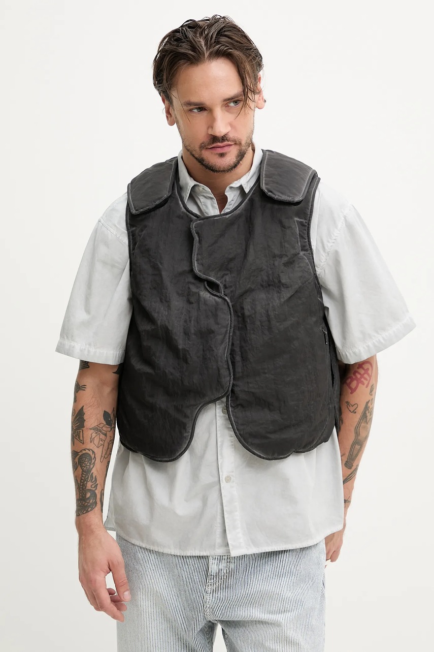 Αμάνικο μπουφάν A-COLD-WALL* χρώμα: μαύρο, ACWMO277 φωτογραφία