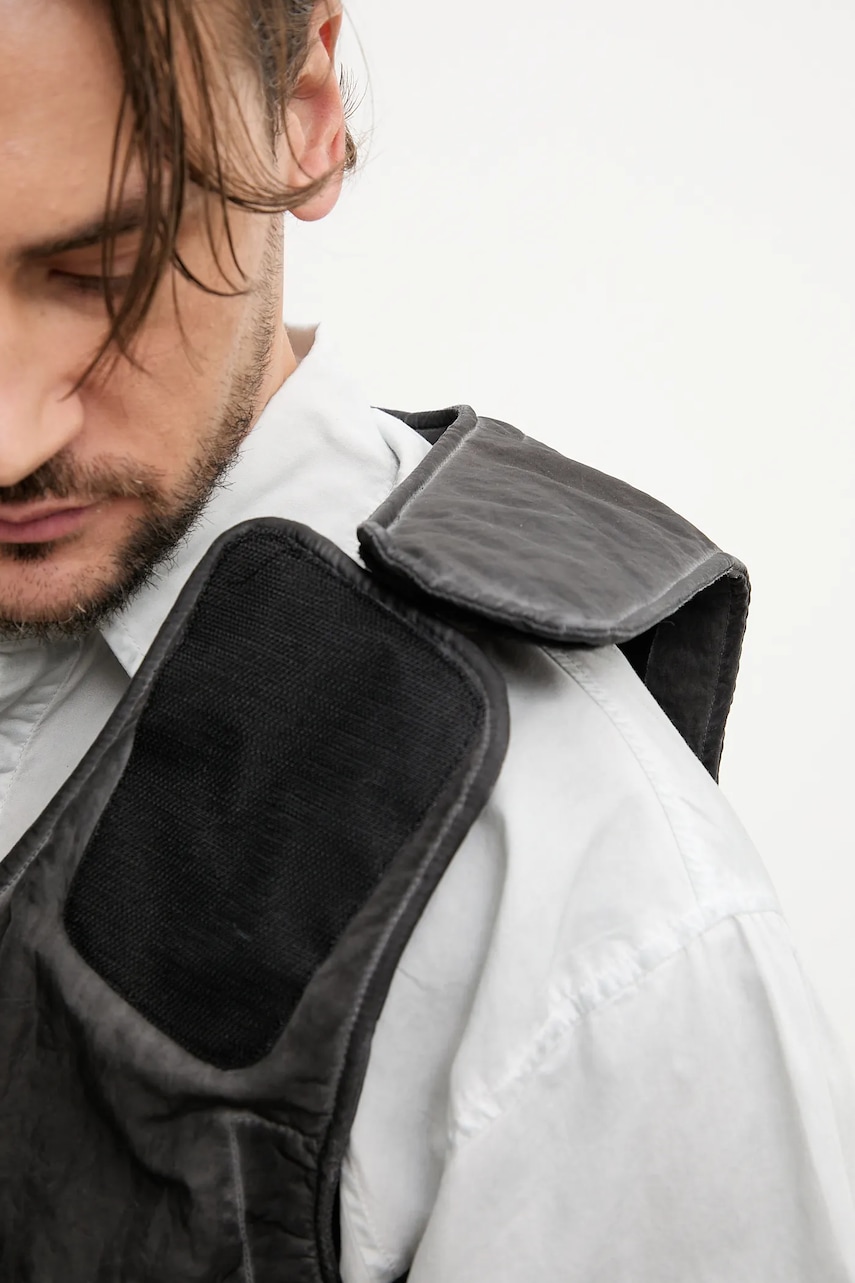 Αμάνικο μπουφάν A-COLD-WALL* χρώμα: μαύρο, ACWMO277 φωτογραφία