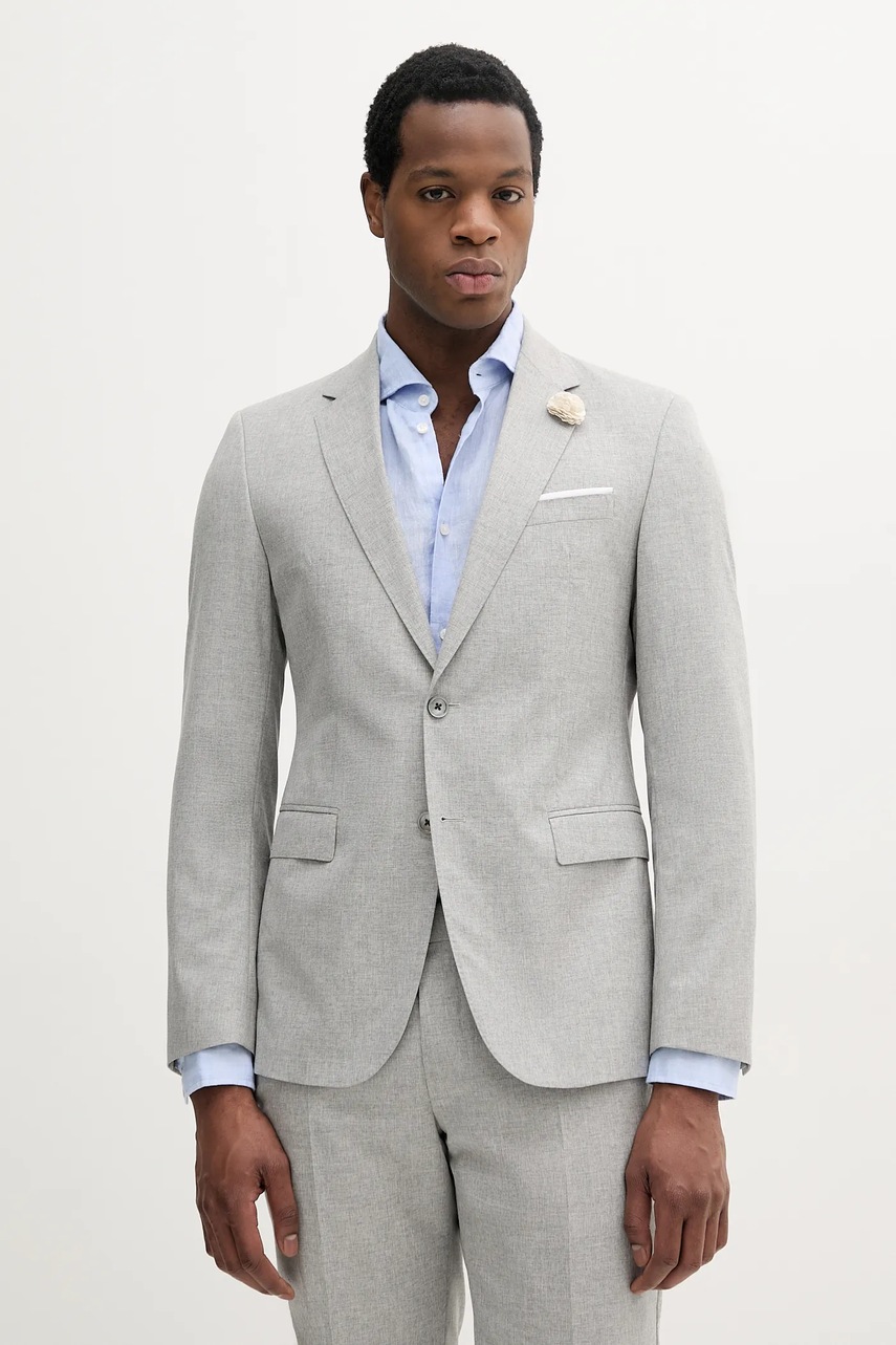 Joop! geaca de lana barbati, culoarea gri, 30046590