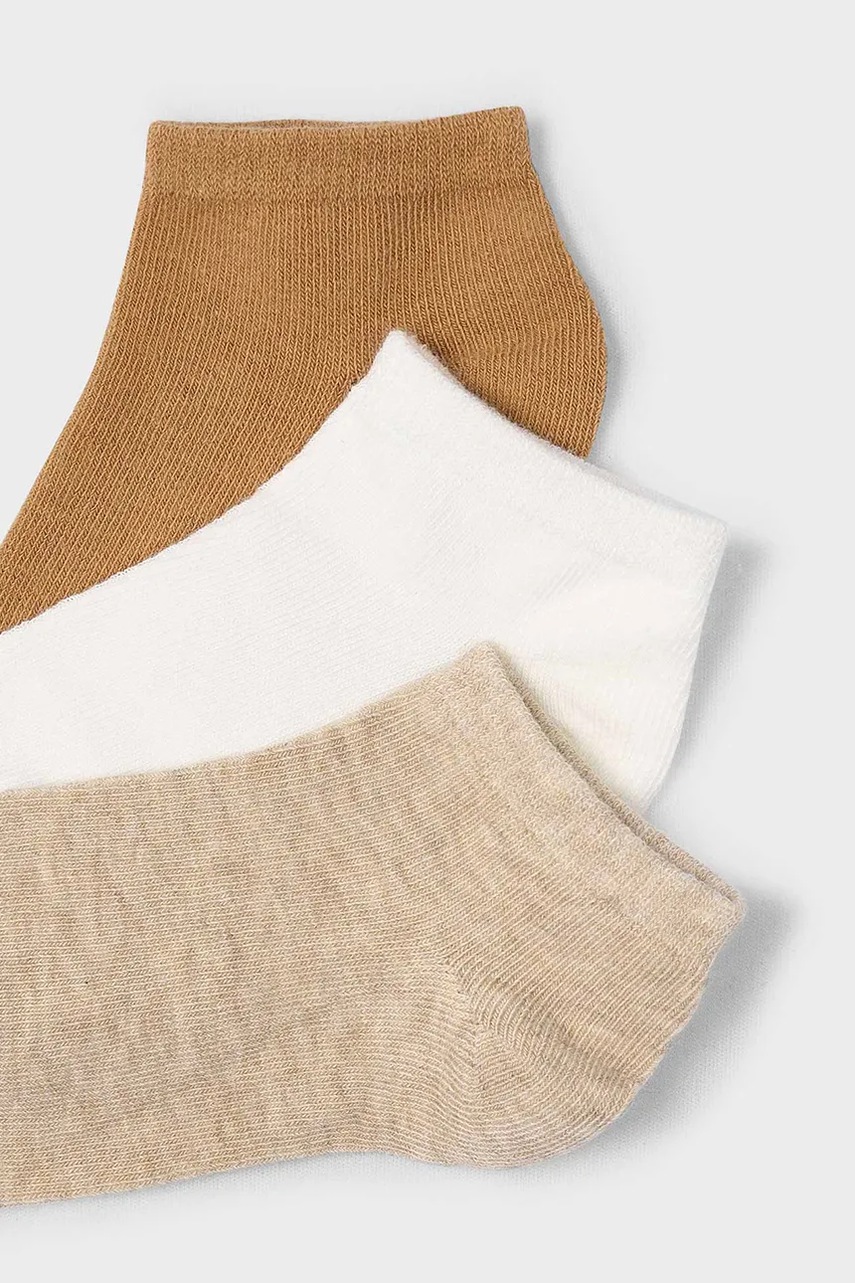 Детские носки Mayoral 3 шт цвет коричневый 10909