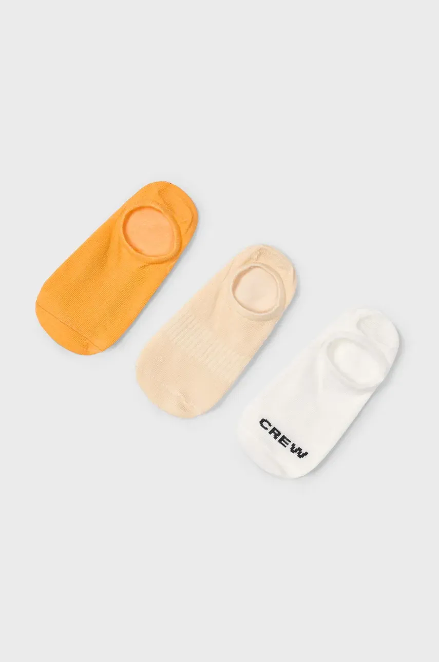 Dětské ponožky Mayoral 3-pack oranžová barva, 10910
