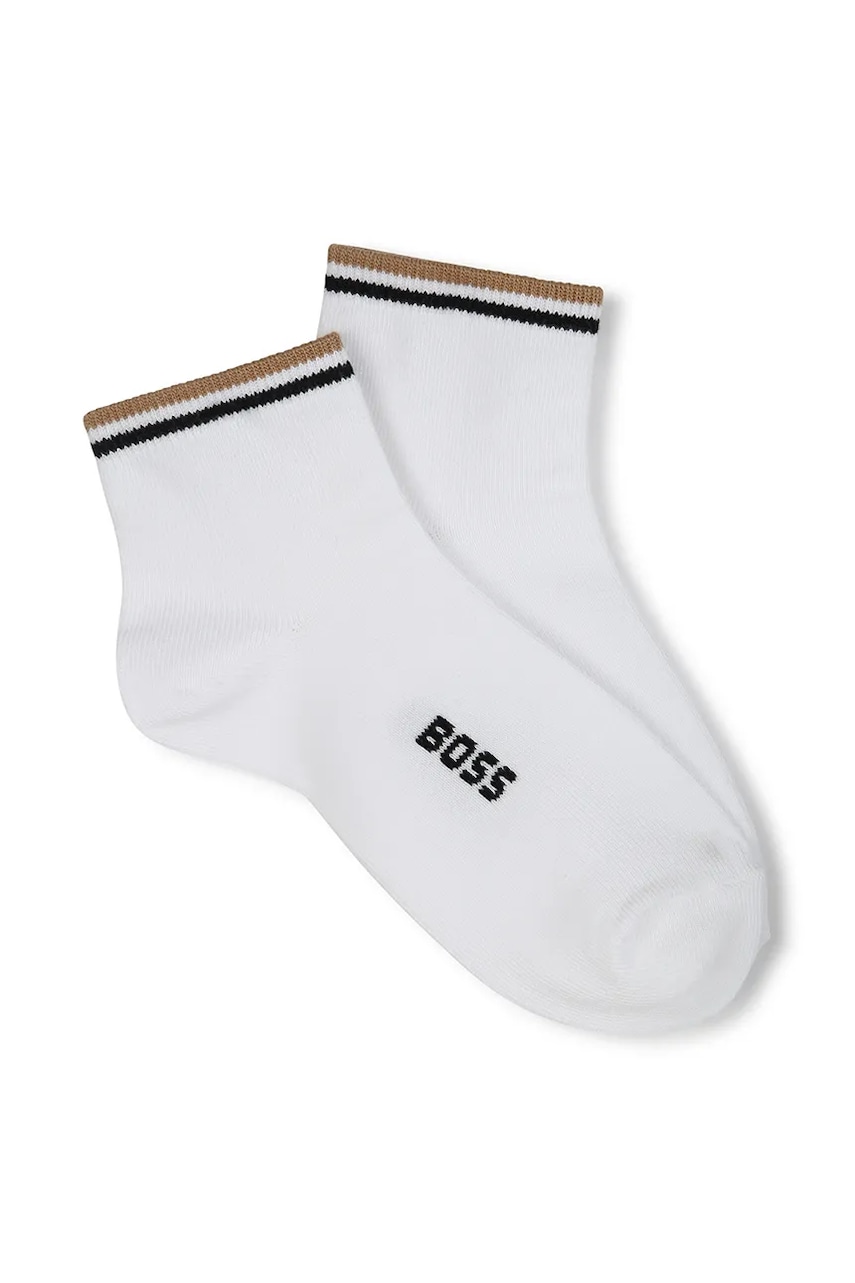 Детские носки BOSS 2 шт цвет белый J52274 Детские носки BOSS 2 шт цвет белый J52274