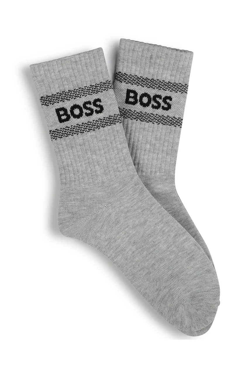 Детские носки BOSS 2 шт цвет серый J51738 Детские носки BOSS 2 шт цвет серый J51738