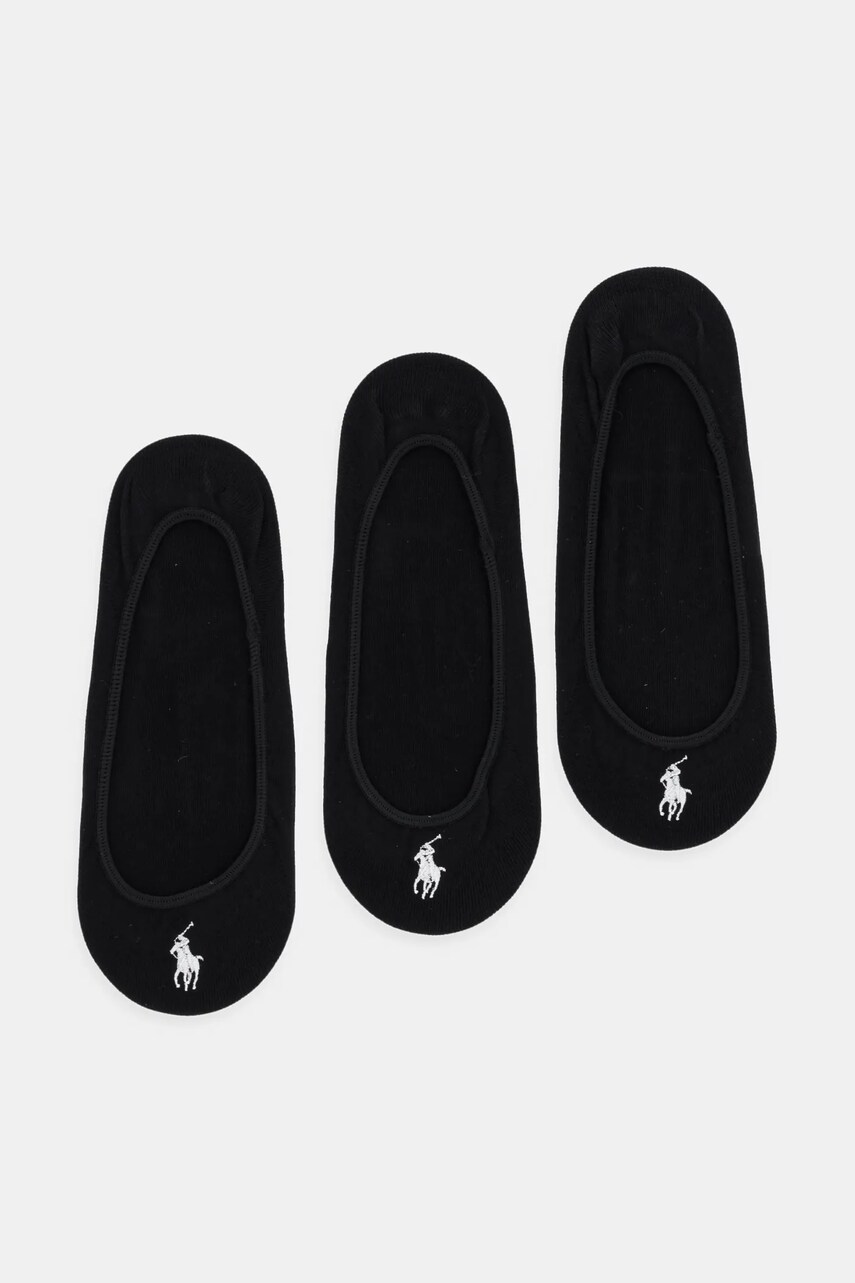 Levně Ponožky Polo Ralph Lauren dámské, černá barva, 455770342