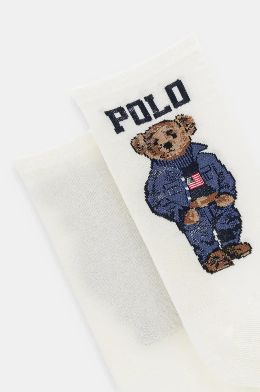 Носки Polo Ralph Lauren женские цвет бежевый 455792964 Носки Polo Ralph Lauren женские цвет бежевый 455792964