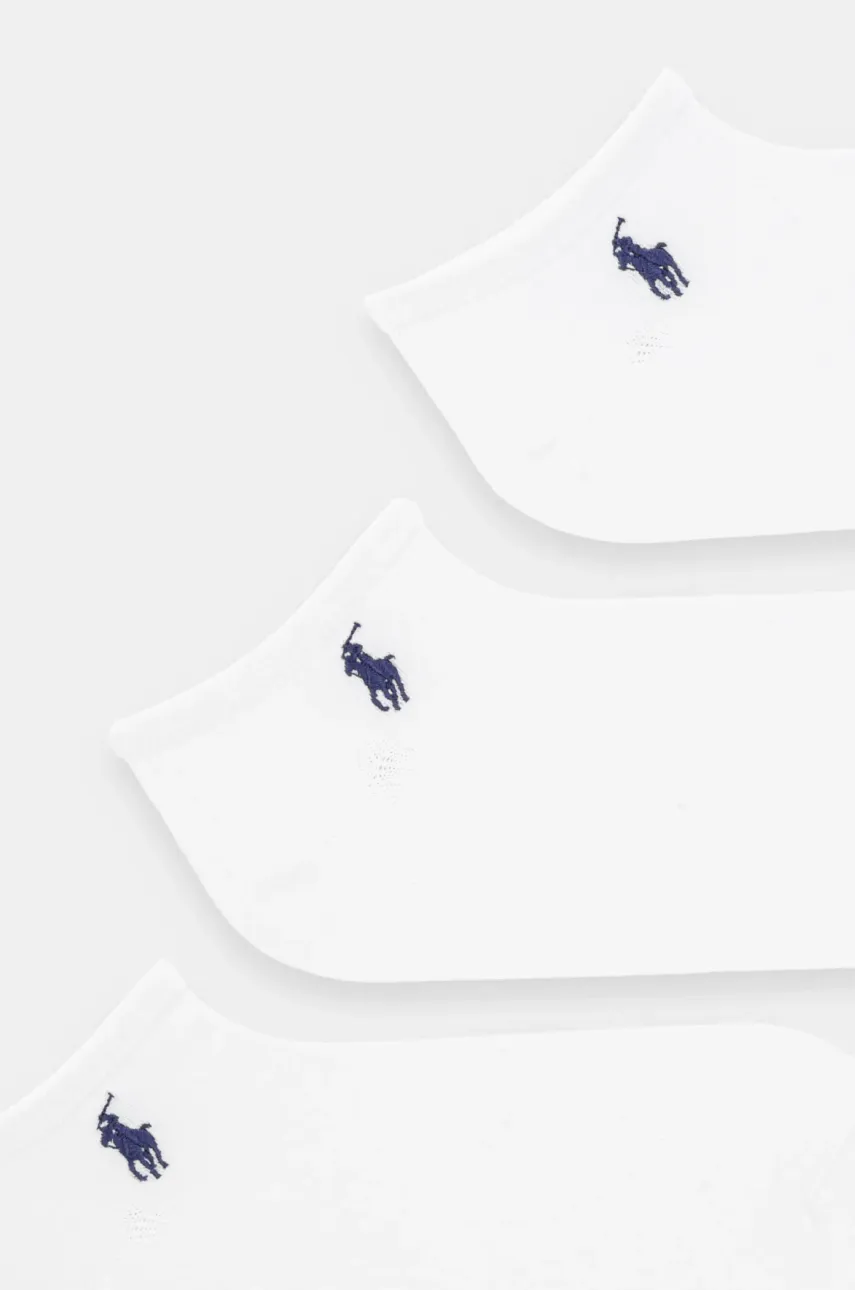 Носки Polo Ralph Lauren 3 шт женские цвет белый 455972888 Носки Polo Ralph Lauren 3 шт женские цвет белый 455972888