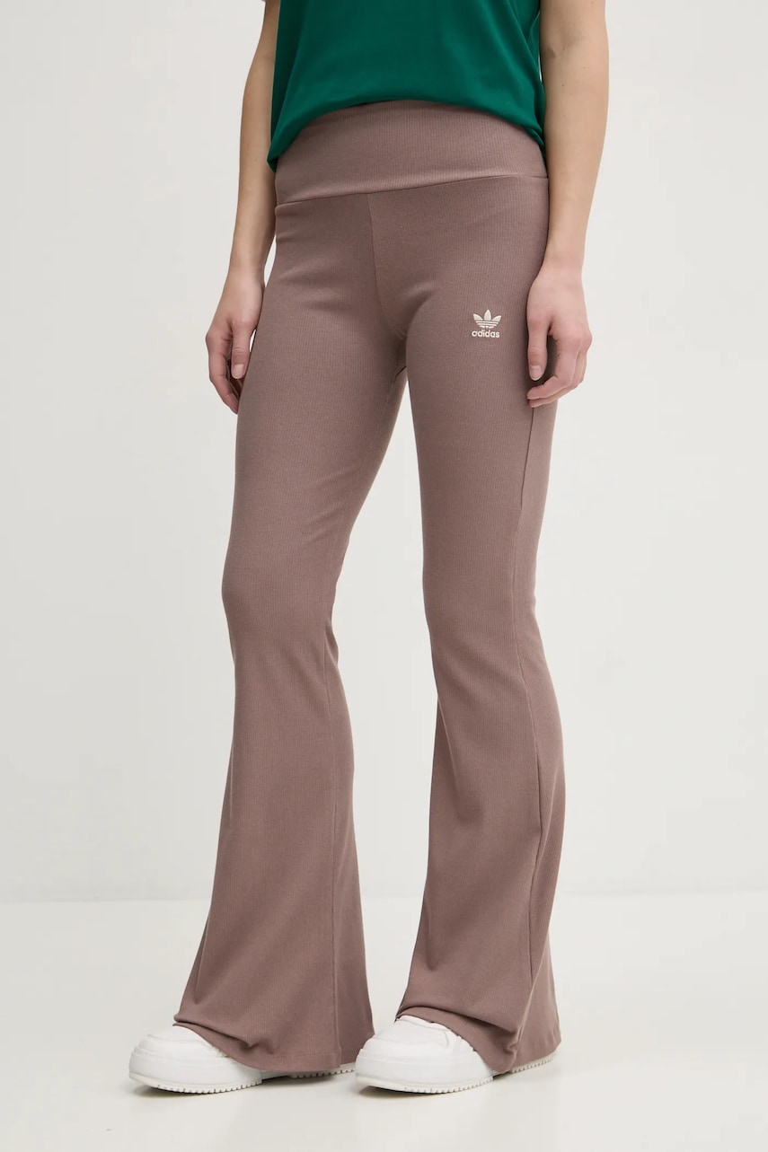adidas Originals pantaloni de trening Essential culoarea bej, neted, JC9023 adidas Originals pantaloni de trening Essential culoarea bej, neted, JC9023