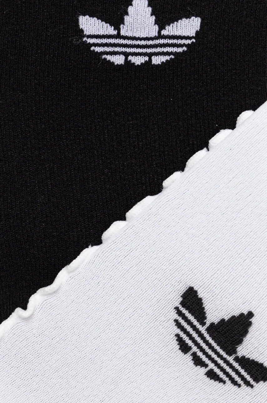 Носки adidas Originals 2 шт женские цвет белый JD5623 Носки adidas Originals 2 шт женские цвет белый JD5623