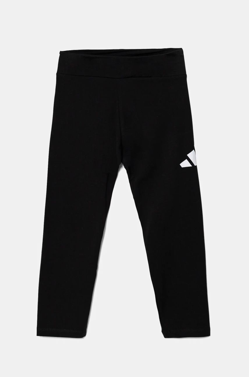 adidas colanti Essentials femei, culoarea negru, cu imprimeu, JH1182