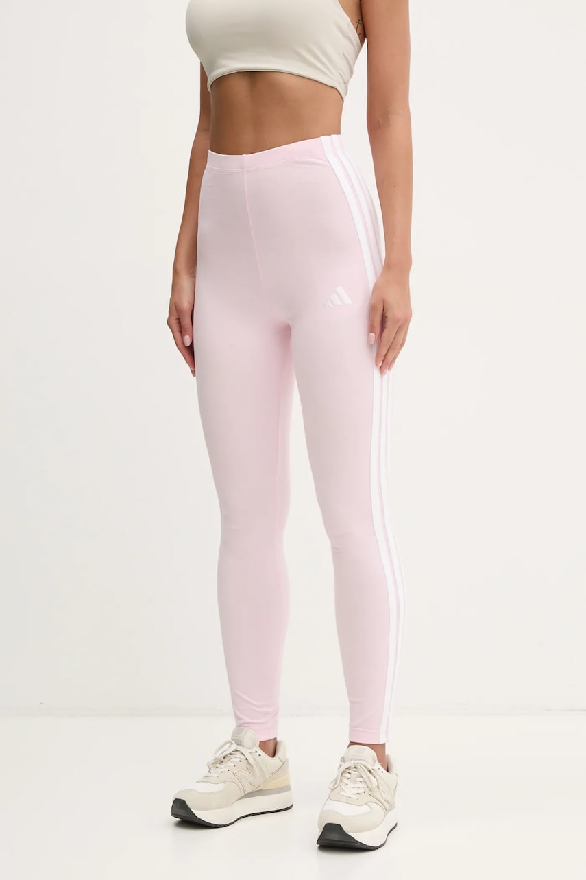adidas colanti Essentials femei, culoarea roz, modelator, JC5578 adidas colanti Essentials femei, culoarea roz, modelator, JC5578