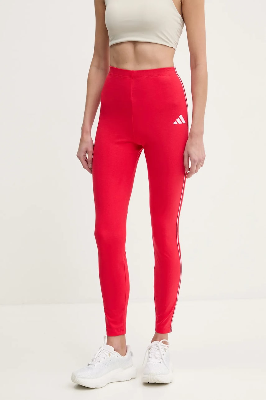 adidas colanti W CB Color Pop femei, culoarea rosu, cu imprimeu, JD5567 adidas colanti W CB Color Pop femei, culoarea rosu, cu imprimeu, JD5567