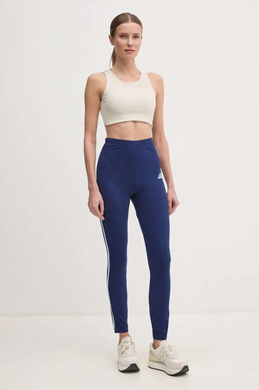 Леггинсы adidas W CB Color Pop женские цвет синий с узором JD5568 Леггинсы adidas W CB Color Pop женские цвет синий с узором JD5568