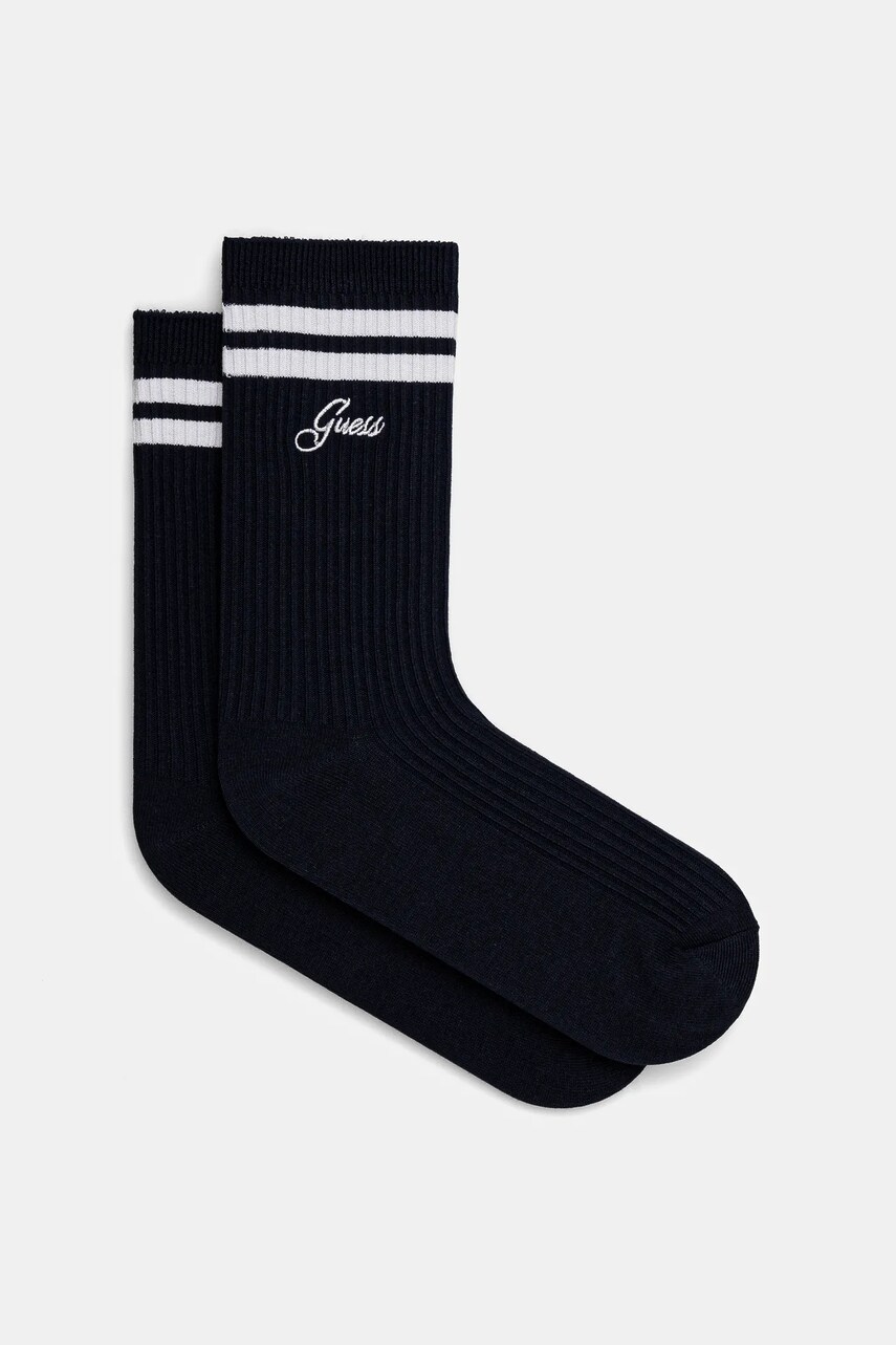 Levně Ponožky Guess COLLEGE dámské, modrá barva, V5RZ04 Z3LH0